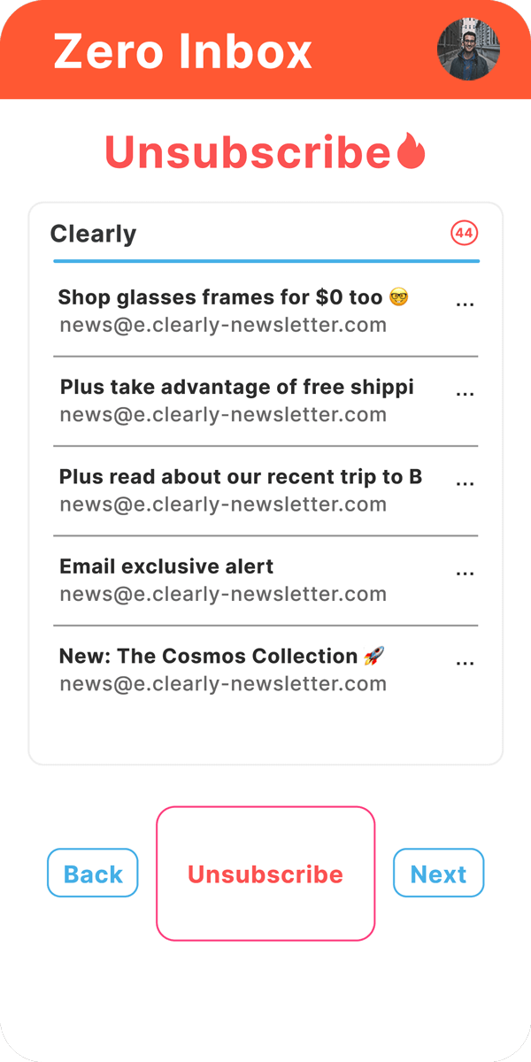 Unsubscribe feature